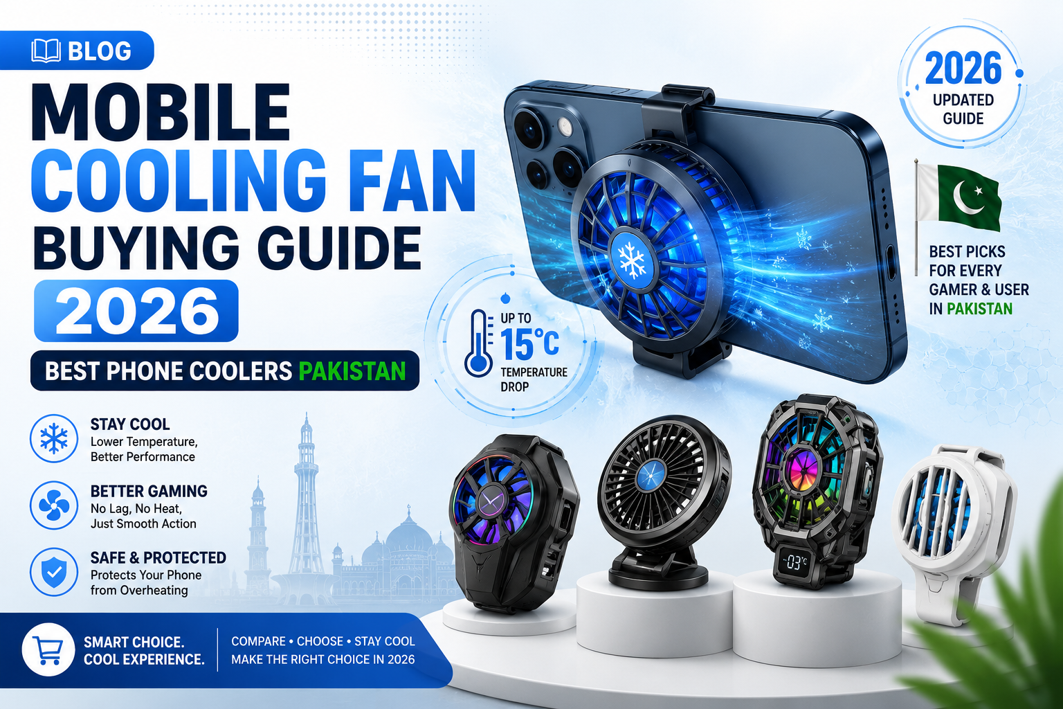 Best mobile cooling fan for gaming phones in Pakistan