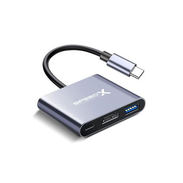 SPEED-X SP-TC03A Type-C 3.1 to OTG+HDMI+USB 3.0 Adapter – 3-in-1 Hub