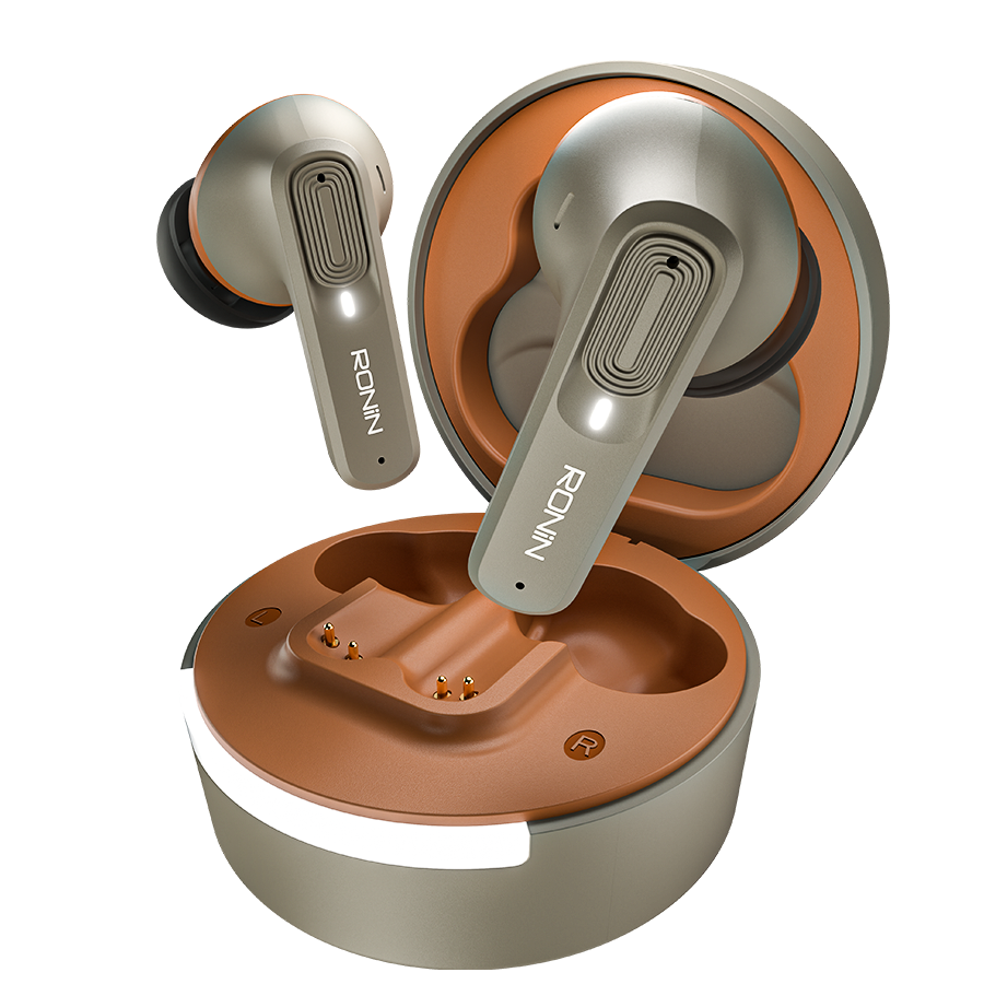 Ronin R-7100 Mellow Earbuds - HD Audio, Deep Bass, Comfortable Wireless