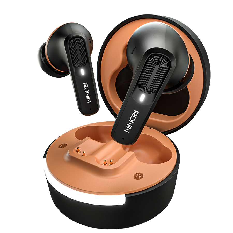 Ronin R-7100 Mellow Earbuds - HD Audio, Deep Bass, Comfortable Wireless