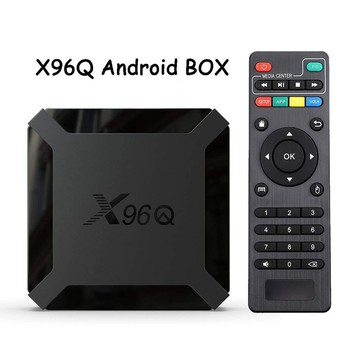 X96Q Smart 4K Android TV Box – 1GB RAM, 8GB Storage & Media Streaming