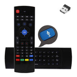 MX3 Air Mouse – 2.4GHz Wireless Remote, QWERTY Keyboard & Voice Search