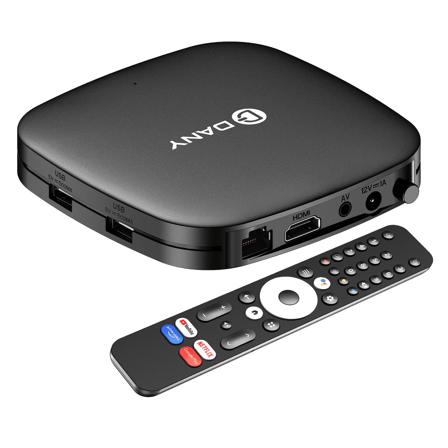 Dany Amaze AX-500 Android TV Box - 4GB RAM, 32GB ROM, Android 15