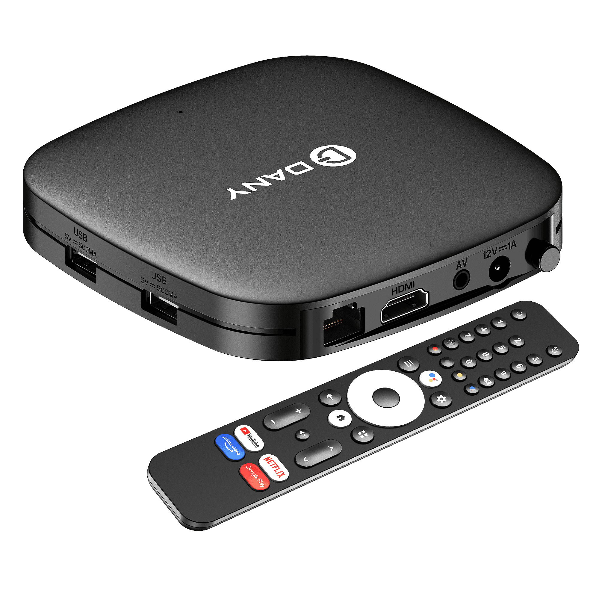 Dany Amaze AX-500 Android TV Box - 4GB RAM, 32GB ROM, Android 15