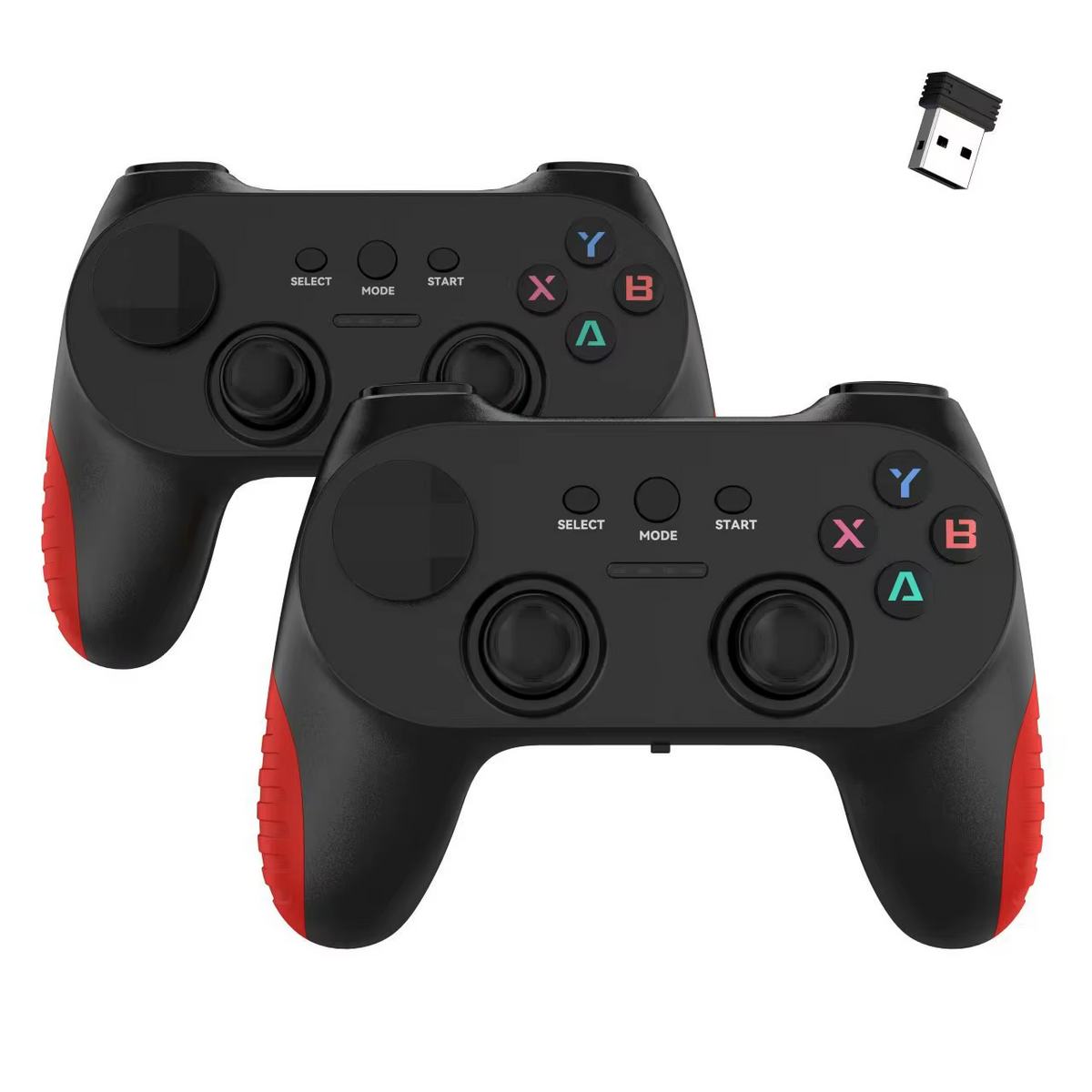 CM-039D controllers connected to PC for two-player gaming