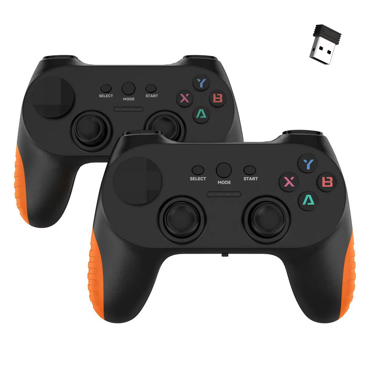 CM-039D dual wireless gaming controllers 2-player set