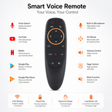 Air Mouse G10s with Voice Control – 2.4GHz Wireless Air Mouse & Remote for Smart TV, PC, Android Box