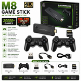 M8 Retro Game Stick - 4K Wireless Console with 20,000+ Games & Tekken 3