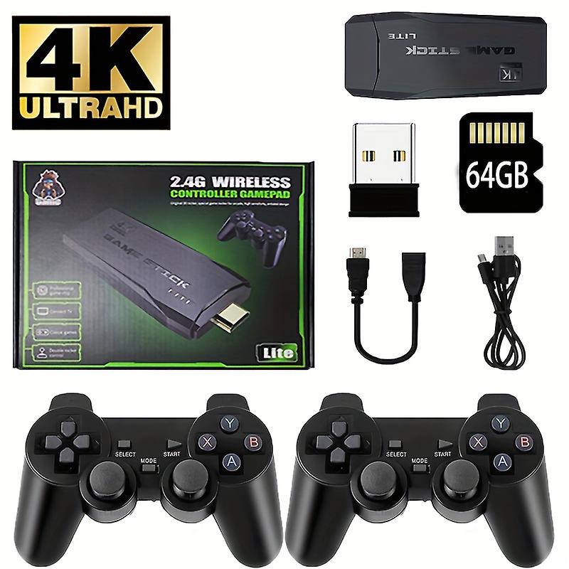 M8 Retro Game Stick - 4K Wireless Console with 20,000+ Games & Tekken 3