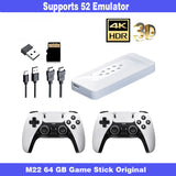 M22 Retro Game Stick - 64GB 4K Wireless Console with 30,000+ Classic Games