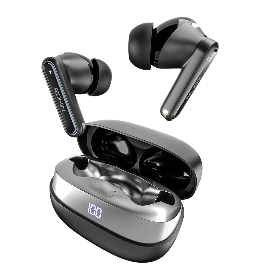 Ronin R-7120 Vector Wireless Earbuds | Sharp Design & HD Audio