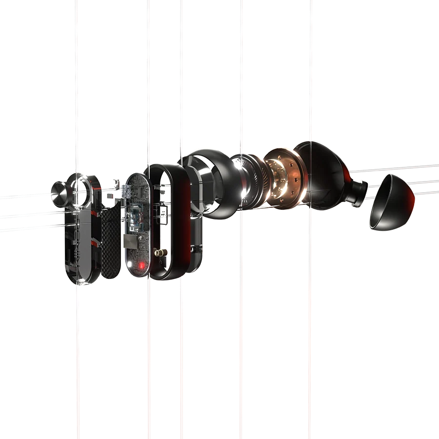 Ronin R-7145 Glaze Wireless Earbuds | Premium Audio & Elegant Design