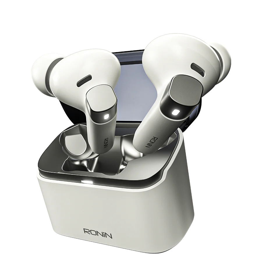 Ronin R-7110 Glacier Wireless Earbuds | HD Sound & Elegant Design