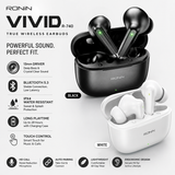 Ronin VIVID R-740 Earbuds – 13mm Driver, Bluetooth 5.3, IPX4 Water Resistant