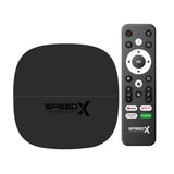 SpeedX Pixel 4K X20 Plus connected to TV setup