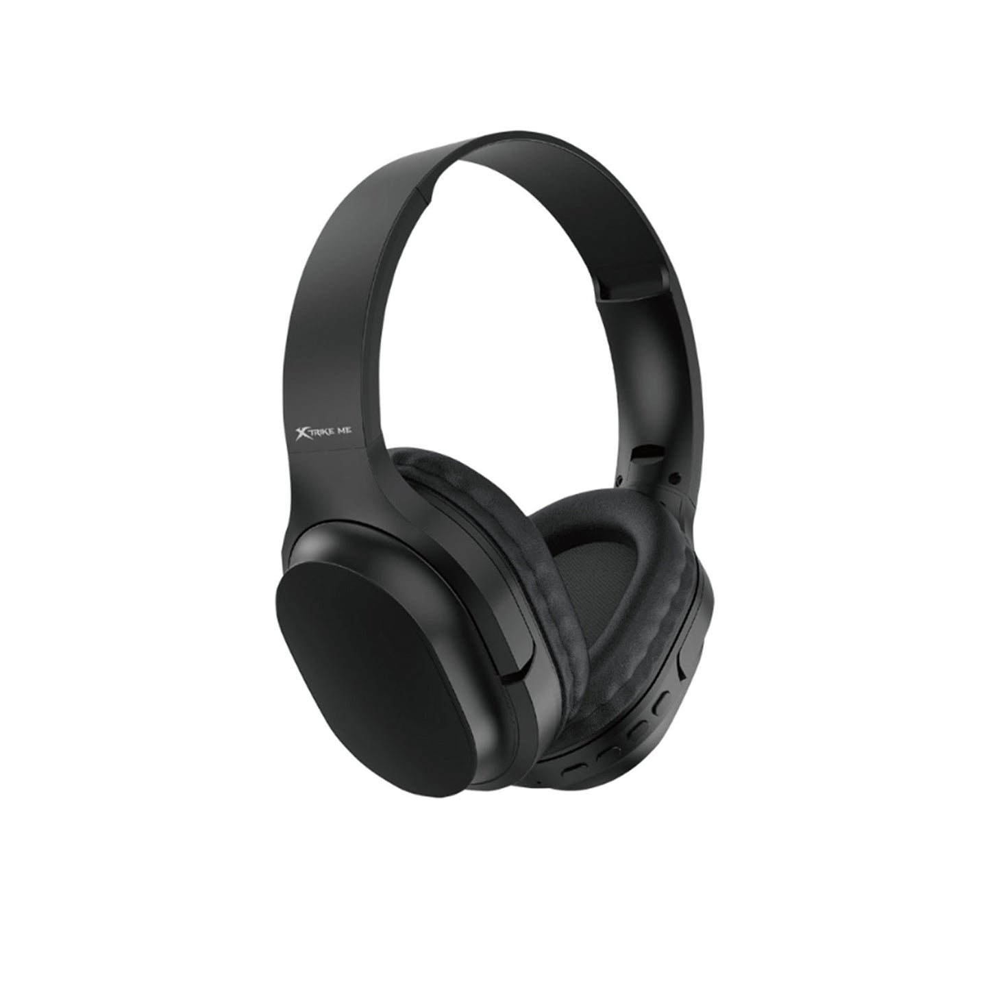 Black over-ear wireless headphones shown at a three-quarter angle on a plain white background, with a small white 'Xbox Series' logo printed on the side of the headband.