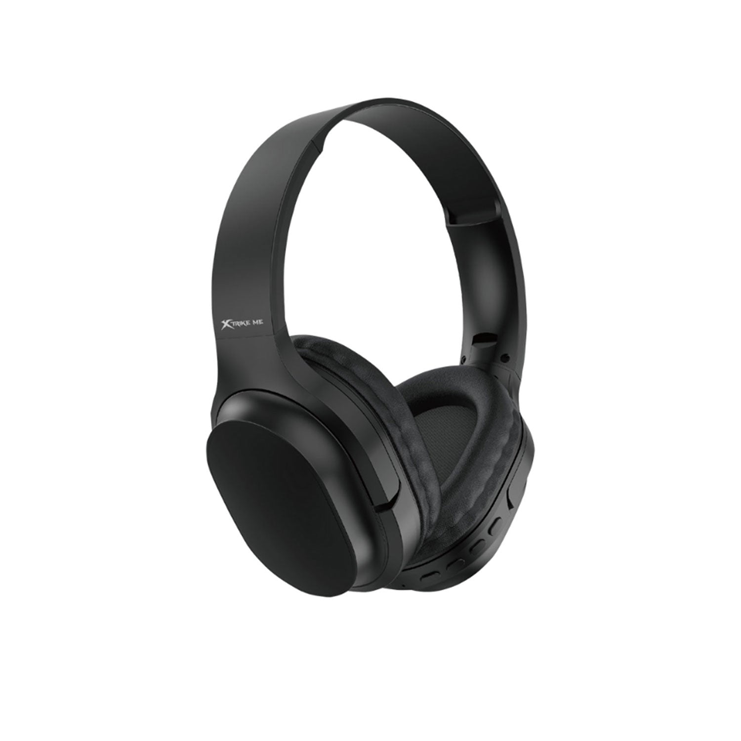 Black over-ear wireless headphones shown at a three-quarter angle on a plain white background, with a small white 'Xbox Series' logo printed on the side of the headband.