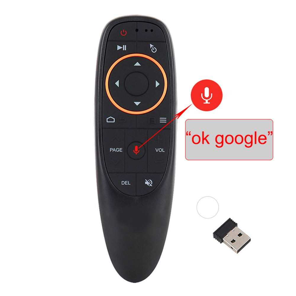 Air Mouse G10s with Voice Control – 2.4GHz Wireless Air Mouse & Remote for Smart TV, PC, Android Box