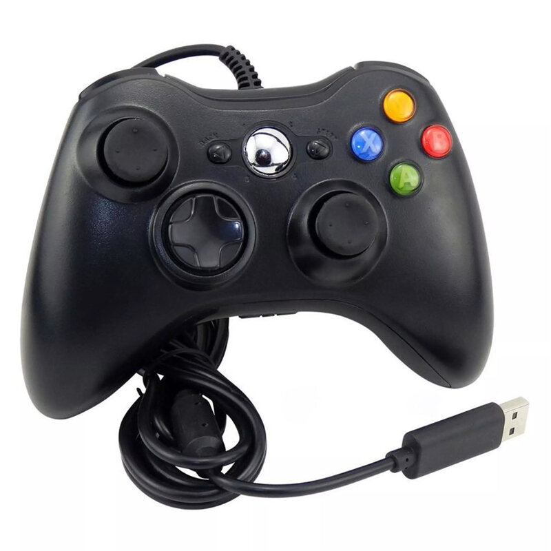 Wired Controller for Xbox 360 – Dual Vibration Motors & Ergonomic Design