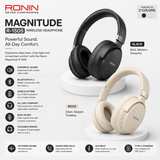 Ronin Magnitude R-1505 Headphone – Mood-Tuned Sound, 40mm Drivers, Bluetooth 5.4