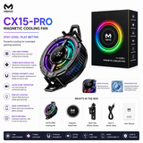 Memo CX15 Pro Magnetic Phone Cooler - Real-Time Temp Display & Instant Semiconductor Cooling