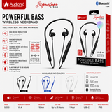 Audionic Signature S-350 Wireless Neckband - Premium Sound & Long Battery Life