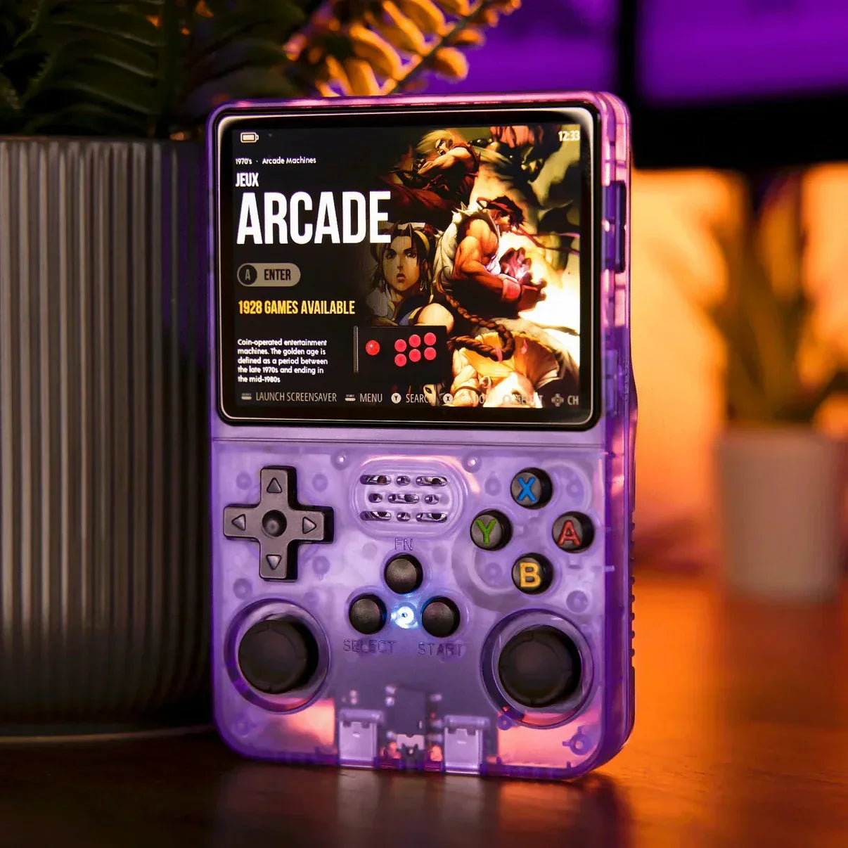 R36S Handheld Retro Game Console – 64GB Memory Card, 31,000+ Games
