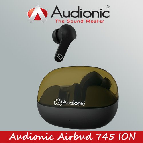 Audionic Airbud 745 ION wireless earbuds with 40ms gaming mode and ENC Audionic Airbud 745 ION wireless earbuds with 40ms gaming mode and ENC