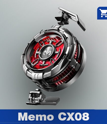 Memo CX08 magnetic mobile phone cooler fan with TEC chip and colorful lighting