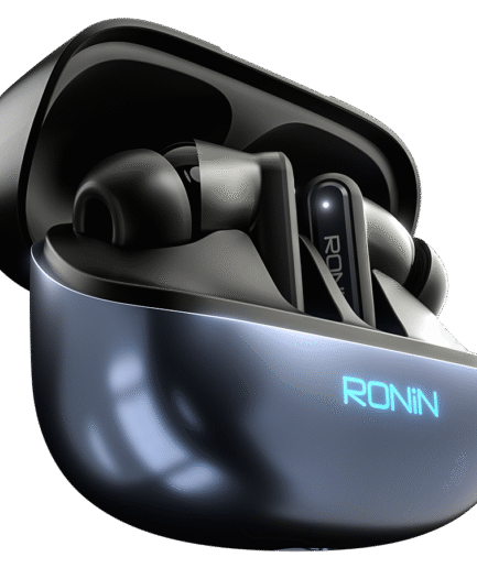 Ronin R-7085 Wireless Earbuds (Vox Series) in charging case