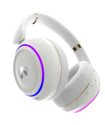 Audionic Hammer Wireless Headphones in black with Active Noise Cancellation (ANC)