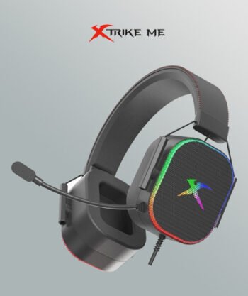 XTRIKE ME GH-606 RGB wired gaming headset with adjustable microphone