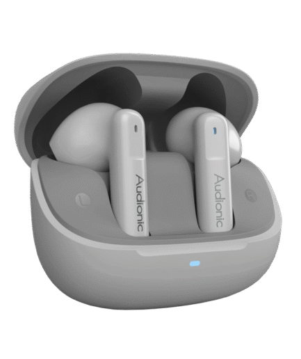 Audionic Airbud 730 ENC Wireless Earbuds in charging case with Quad Mic feature
