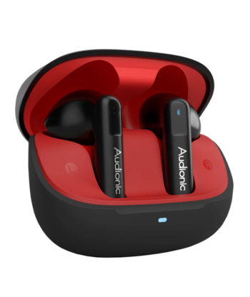 Audionic Airbud 730 ENC Wireless Earbuds in charging case with Quad Mic feature