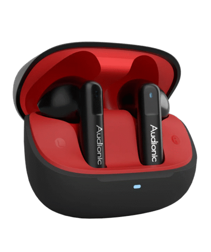 Audionic Airbud 730 ENC Wireless Earbuds in charging case with Quad Mic feature