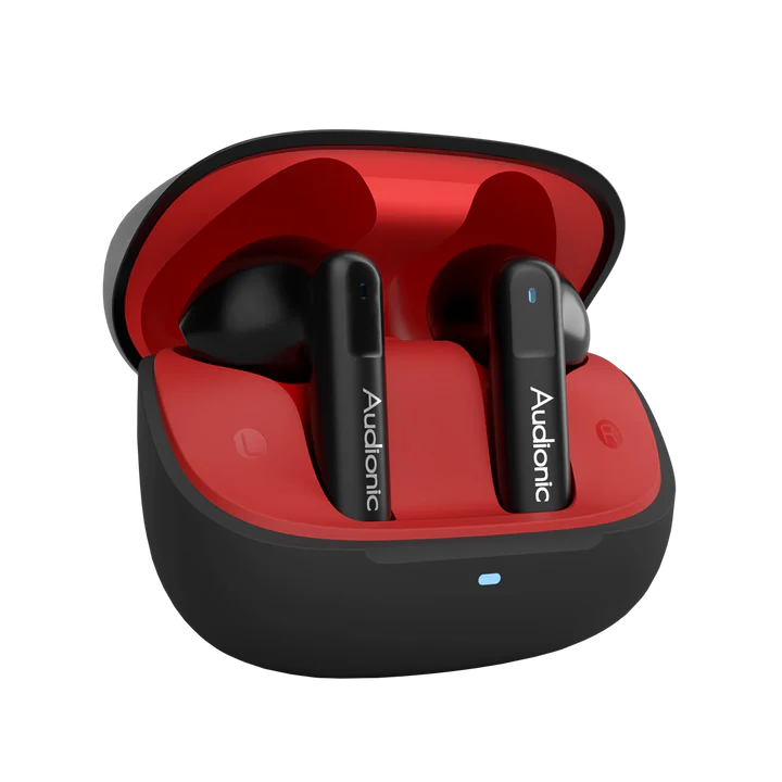 Audionic Airbud 730 ENC Wireless Earbuds in charging case with Quad Mic feature Audionic Airbud 730 ENC Wireless Earbuds in charging case with Quad Mic feature