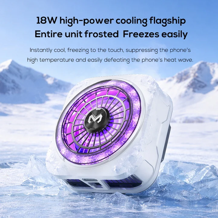 MEMO CX21 Magnetic Phone Cooler with RGB lighting and semiconductor cooling tech