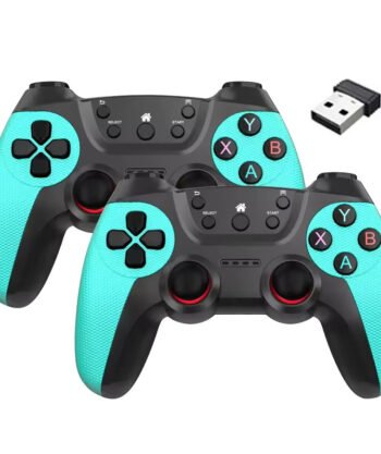 CM-029-D 2.4GHz Wireless Controllers dual gamepad bundle with 2.4G USB receiver