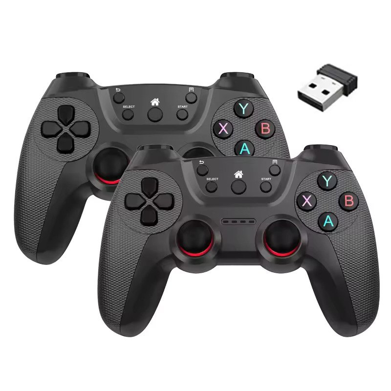 CM-029-D 2.4GHz Wireless Controllers dual gamepad bundle with 2.4G USB receiver CM-029-D 2.4GHz Wireless Controllers dual gamepad bundle with 2.4G USB receiver